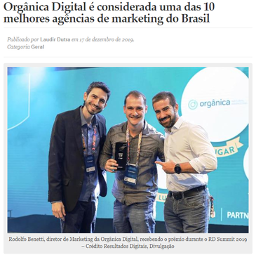 Orgânica Digital: uma das 10 melhores agências de marketing do Brasil