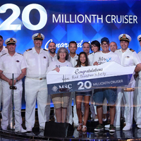 MSC Cruzeiros supera a marca de 20 milhões de passageiros