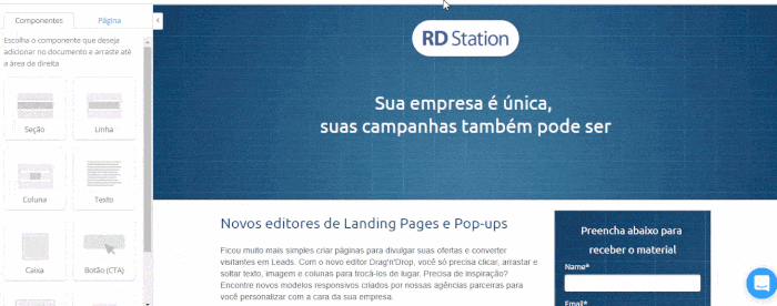 Criador de Landing Page
