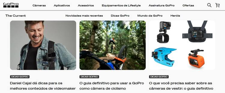 Marketig de Conteúdo da Go Pro