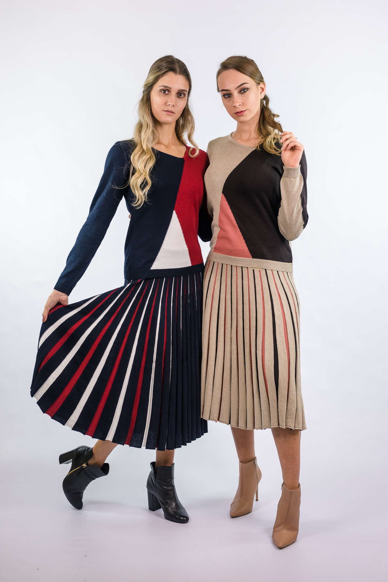 tendencia saia plissada