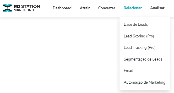 Dashboard RD na etapa de relacionamento