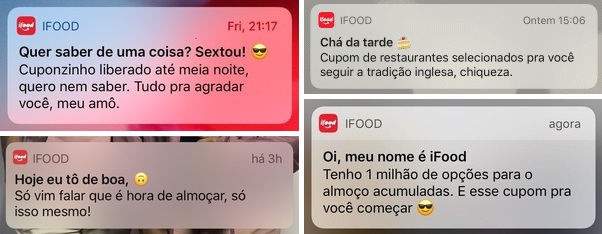 Push notification do iFood