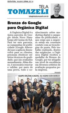 Bronze do Google para Orgânica Digital
