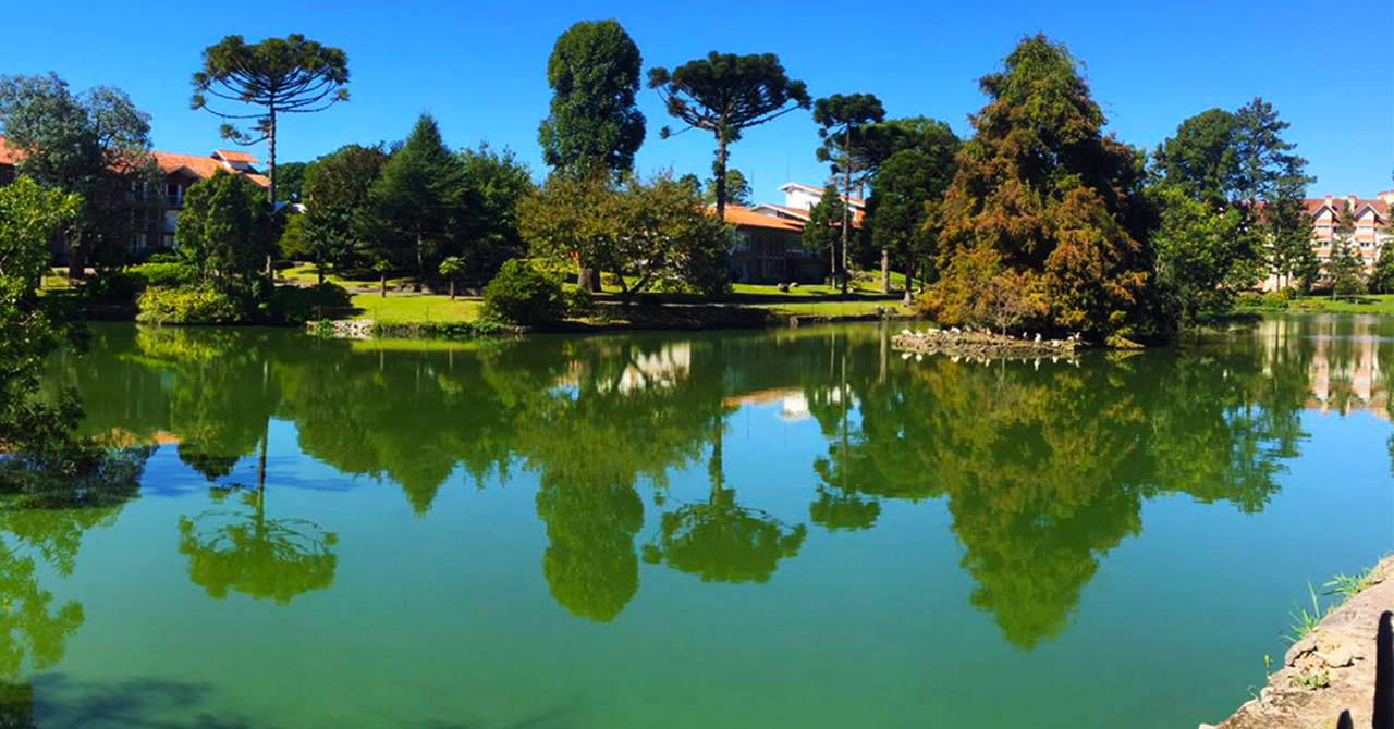 Lago do Grande Hotel Canela